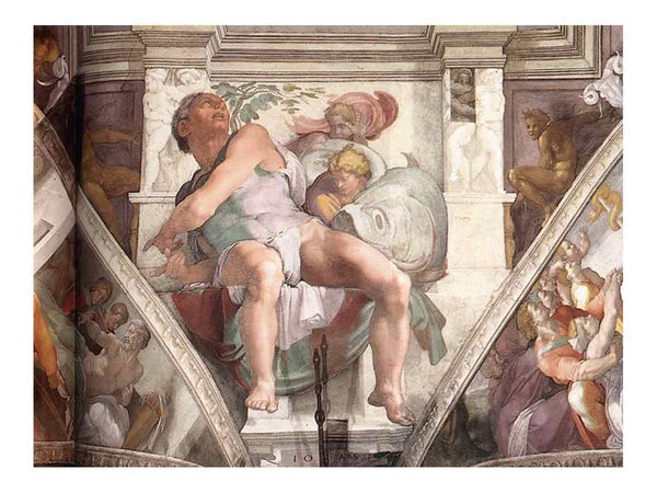 Frescoes above the altar wall 1508-12
