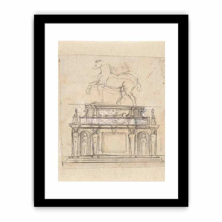 Design For A Statue Of Henry II Of France On Horseback