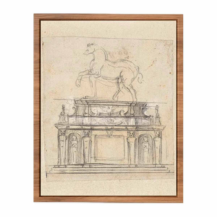 Design For A Statue Of Henry II Of France On Horseback