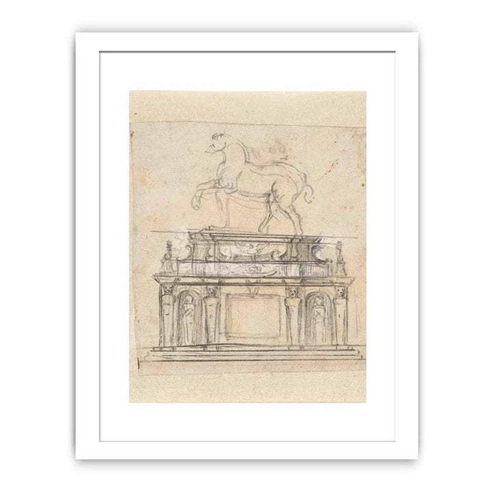 Design For A Statue Of Henry II Of France On Horseback