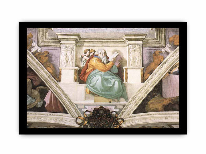 Frescoes above the entrance wall 1508-12