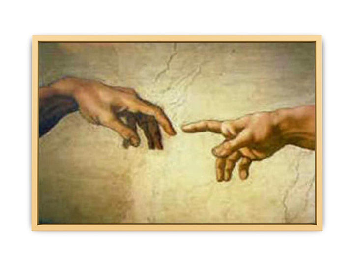 Creation of Adam Hands only
