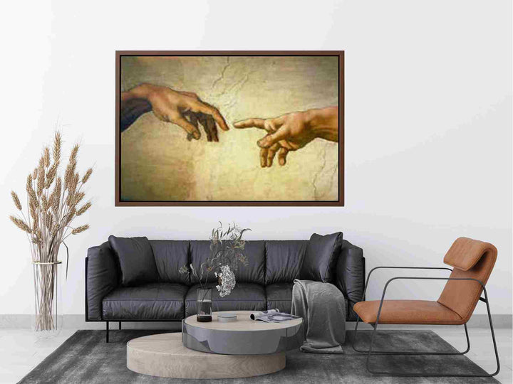 Creation of Adam Hands only