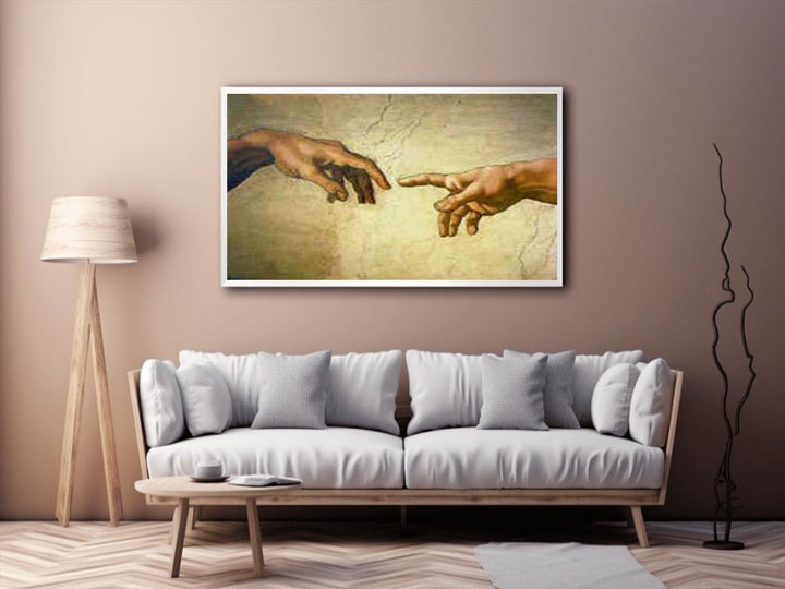 Creation of Adam Hands only