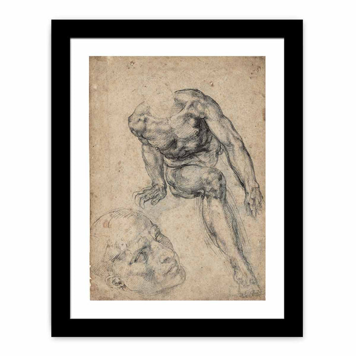 Study of a Male Nude (recto)