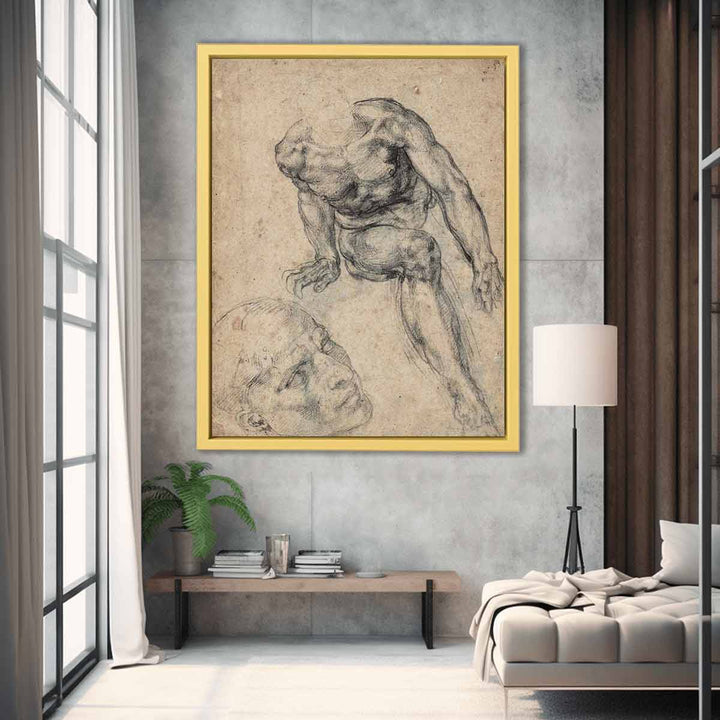 Study of a Male Nude (recto)