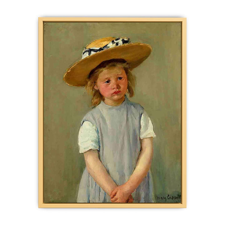 Child In A Straw Hat