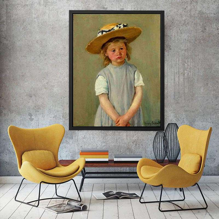 Child In A Straw Hat
