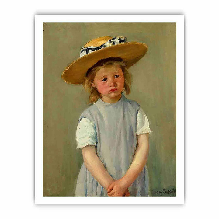 Child In A Straw Hat