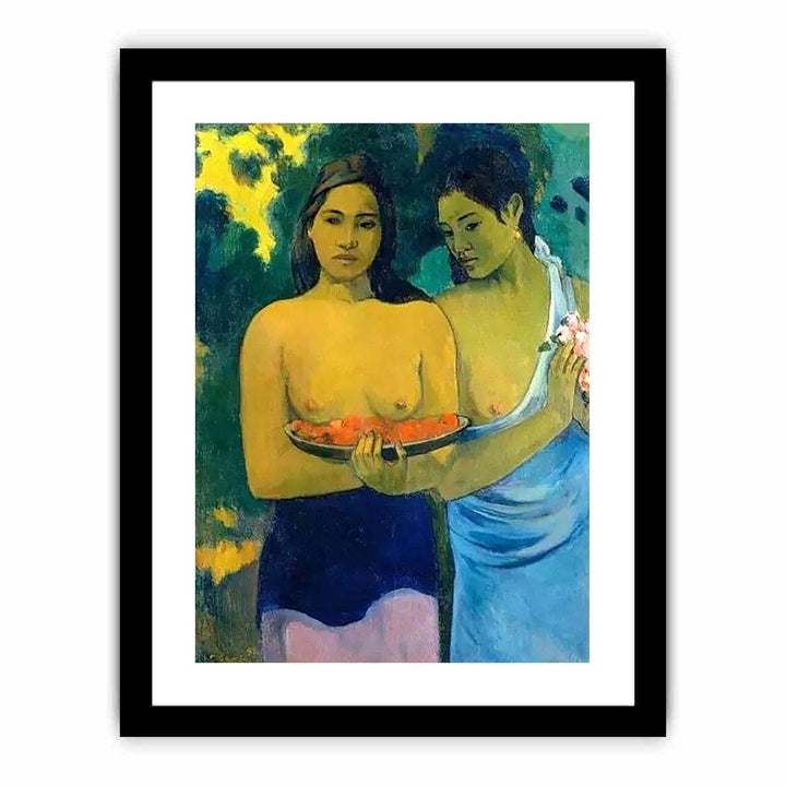 Two Tahitian Women by Paul Gauguin