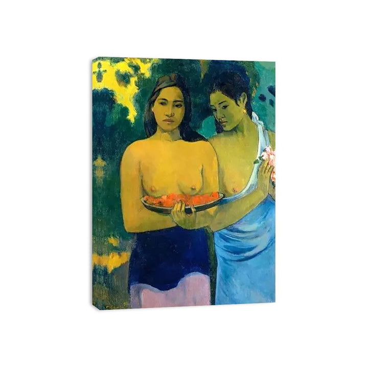 Two Tahitian Women by Paul Gauguin