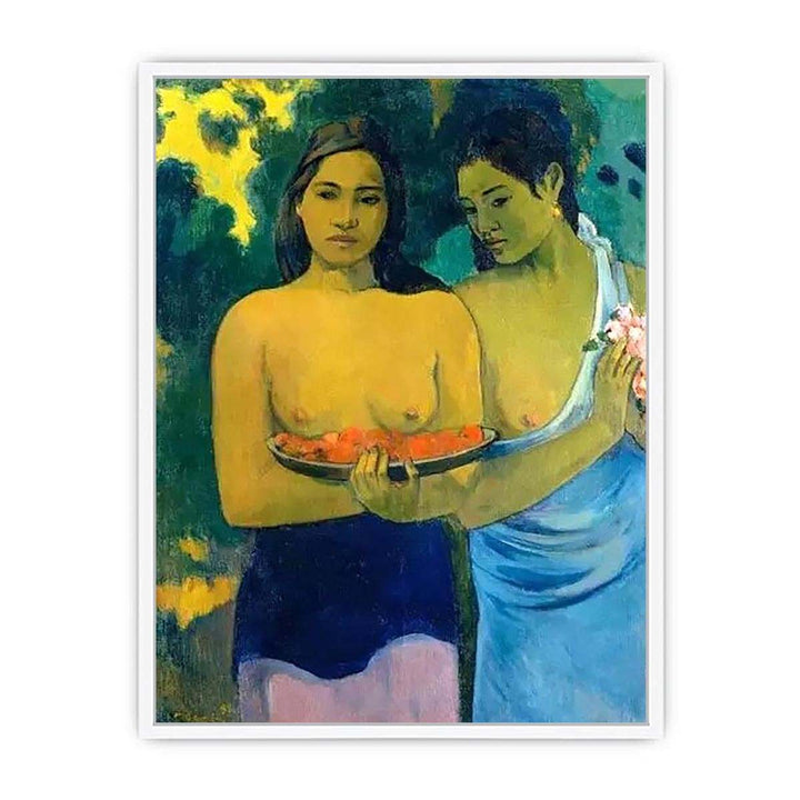 Two Tahitian Women by Paul Gauguin
