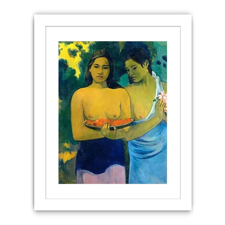 Two Tahitian Women by Paul Gauguin