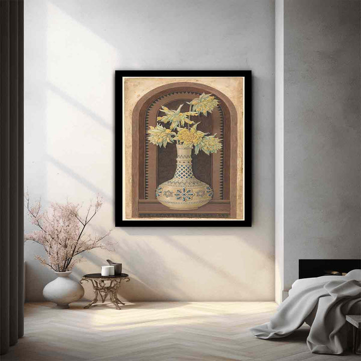 Narcissus in a Blue and White Vase
