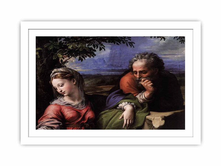 Holy Family below the Oak (detail)