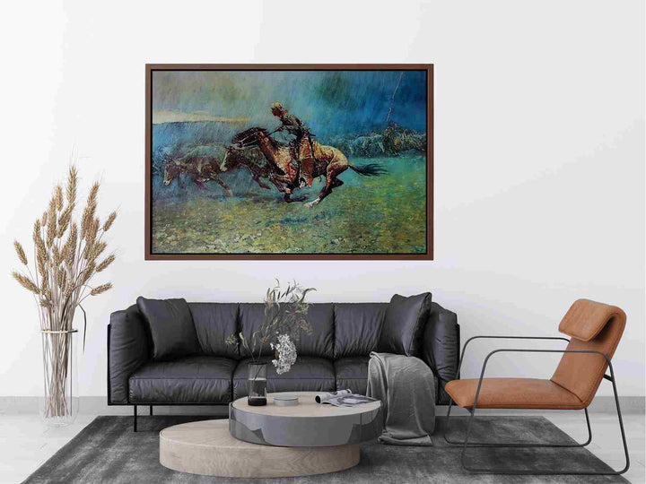 Remington Stampede by Frederic Remington