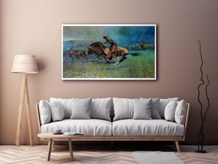 Remington Stampede by Frederic Remington