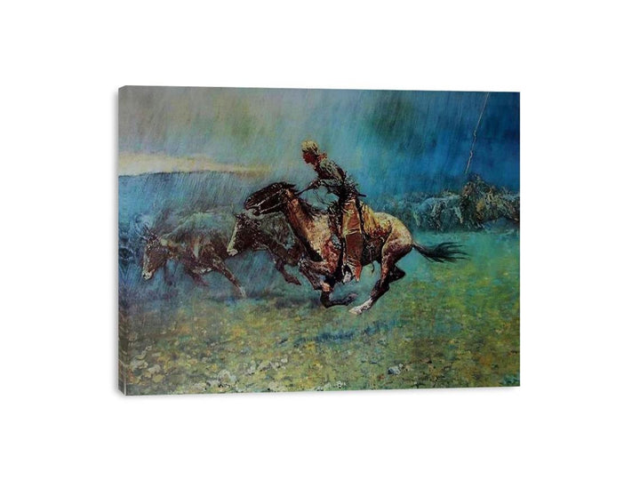 Remington Stampede by Frederic Remington
