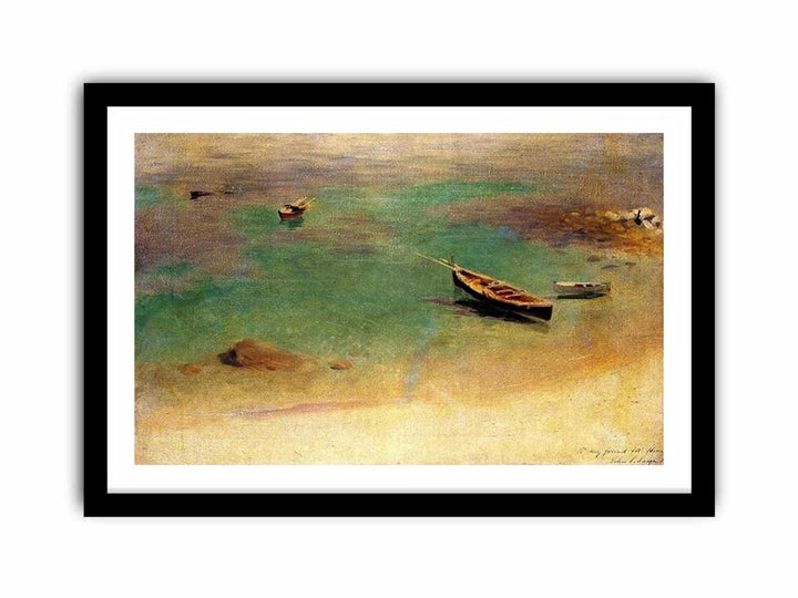 A Boat in the Waters off Capri