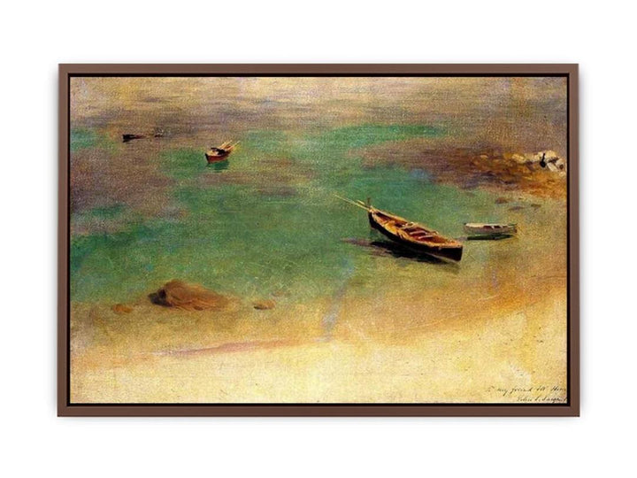 A Boat in the Waters off Capri
