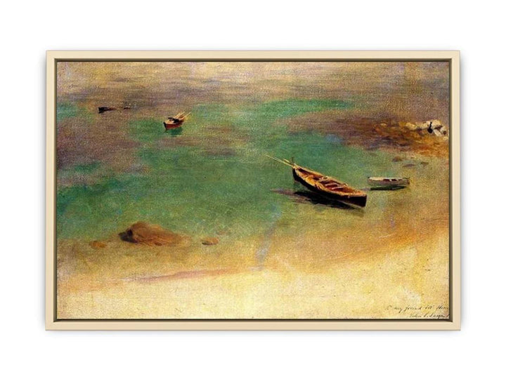 A Boat in the Waters off Capri
