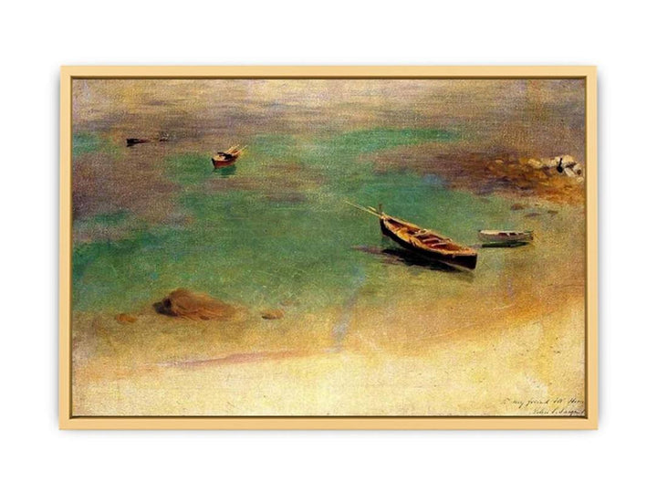 A Boat in the Waters off Capri