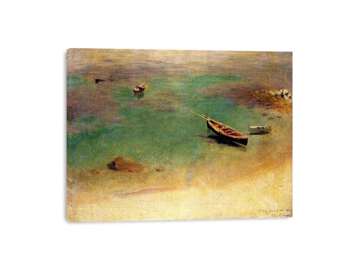 A Boat in the Waters off Capri