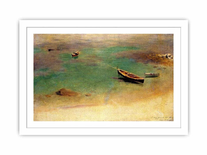 A Boat in the Waters off Capri