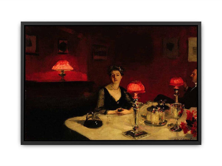 A Dinner Table At Night