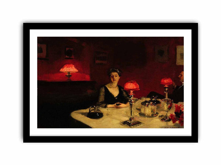 A Dinner Table At Night