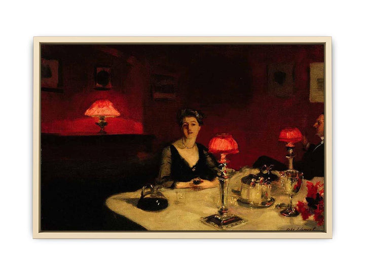 A Dinner Table At Night
