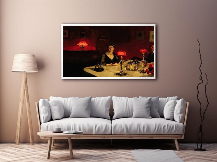 A Dinner Table At Night