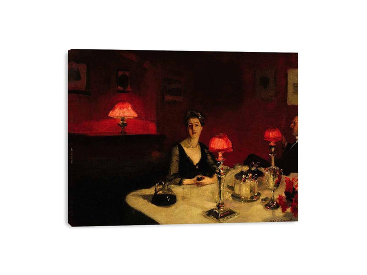 A Dinner Table At Night