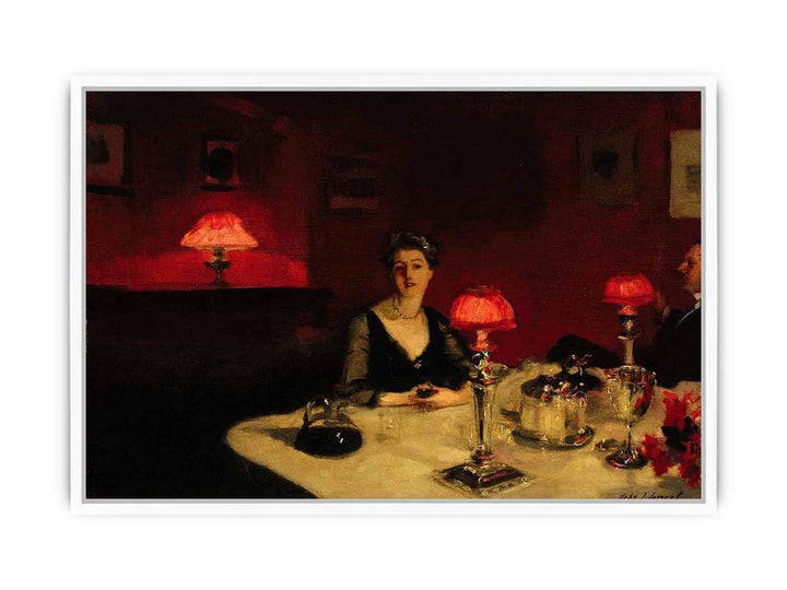 A Dinner Table At Night