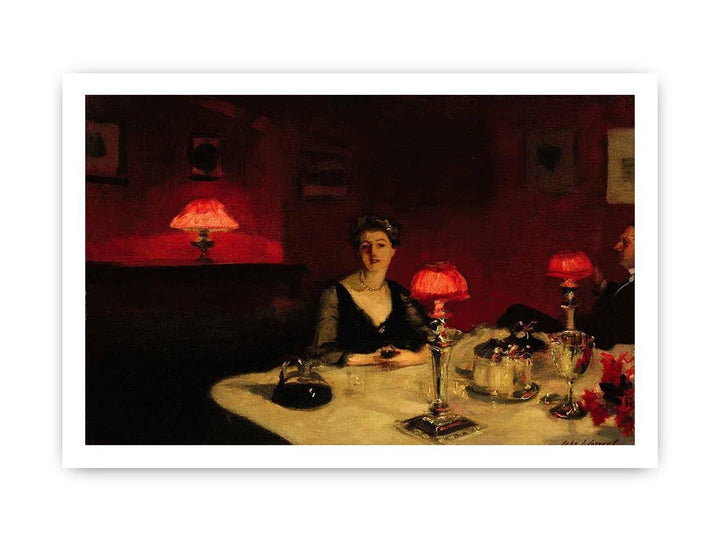 A Dinner Table At Night