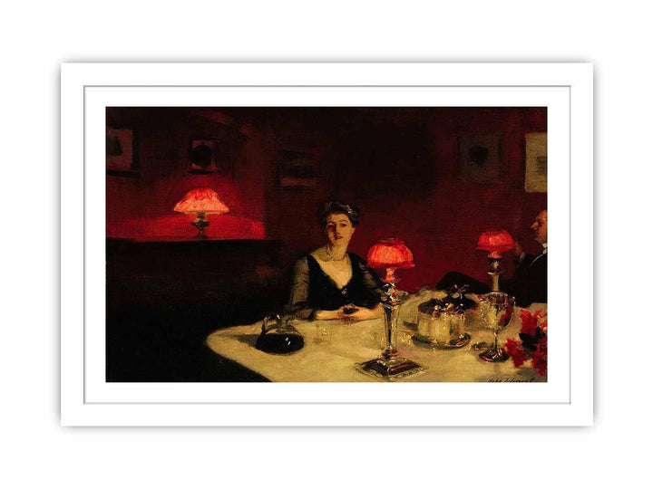 A Dinner Table At Night