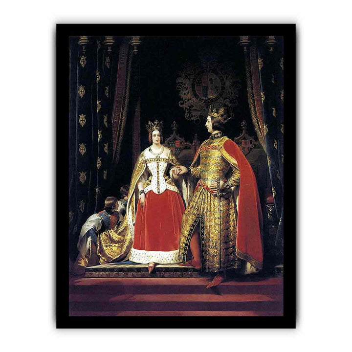 Queen Victoria and Prince Albert at the Bal Costumé of 12 May 1842