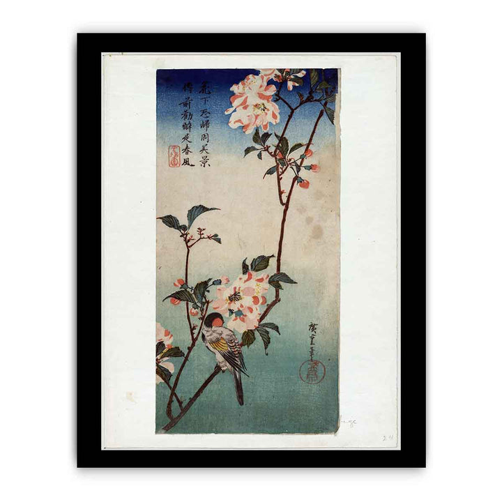 Kaido ni Shokin (Small Bird on a Branch of Kaidozakura)