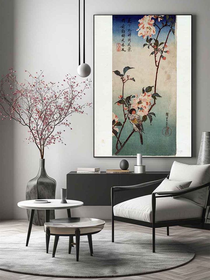 Kaido ni Shokin (Small Bird on a Branch of Kaidozakura)