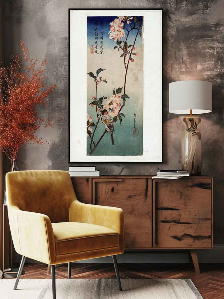 Kaido ni Shokin (Small Bird on a Branch of Kaidozakura)