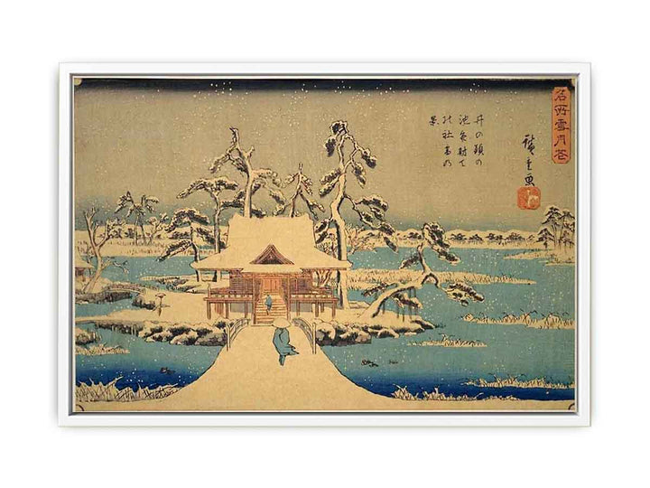The Benzaiten Shrine at Inokashira in Snow