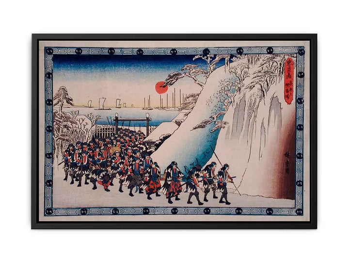 Act XI Sixth Episode: Rōnin Enter Sengakuji Temple to Pay Homage to Their Lord, Enya,
