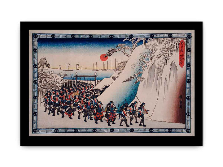 Act XI Sixth Episode: Rōnin Enter Sengakuji Temple to Pay Homage to Their Lord, Enya,