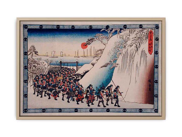 Act XI Sixth Episode: Rōnin Enter Sengakuji Temple to Pay Homage to Their Lord, Enya,