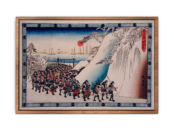 Act XI Sixth Episode: Rōnin Enter Sengakuji Temple to Pay Homage to Their Lord, Enya,