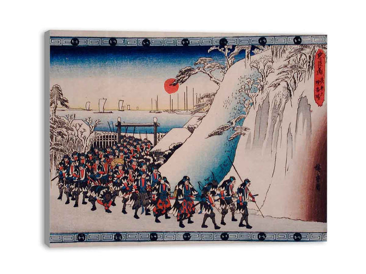 Act XI Sixth Episode: Rōnin Enter Sengakuji Temple to Pay Homage to Their Lord, Enya,