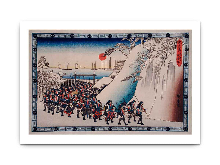 Act XI Sixth Episode: Rōnin Enter Sengakuji Temple to Pay Homage to Their Lord, Enya,