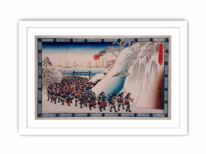 Act XI Sixth Episode: Rōnin Enter Sengakuji Temple to Pay Homage to Their Lord, Enya,