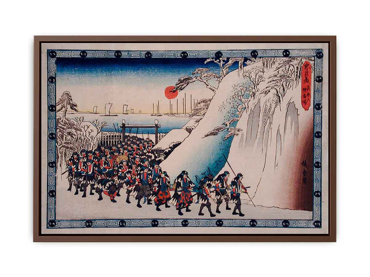 Act XI Sixth Episode: Rōnin Enter Sengakuji Temple to Pay Homage to Their Lord, Enya,