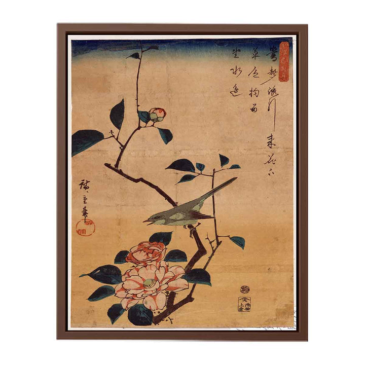 Tsubaki ni Uguisu (Camellia and Bush Warbler)